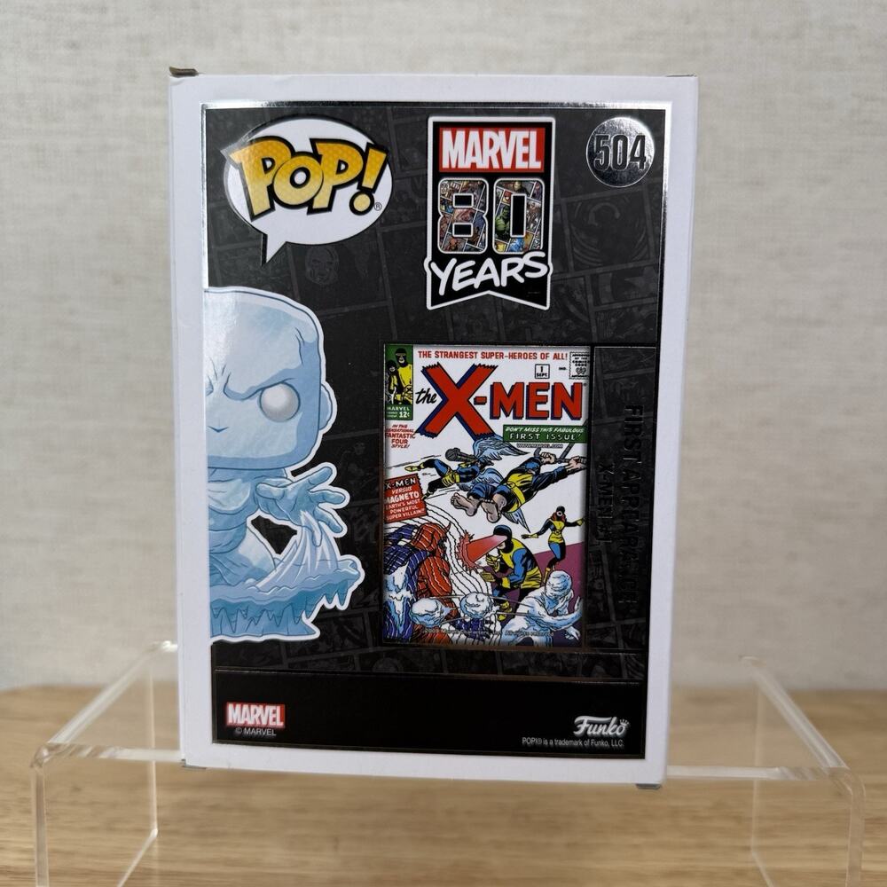 Funko Pop Marvel 80 Years ICEMAN Box 504 NIB 2019 - Picture 3 of 5